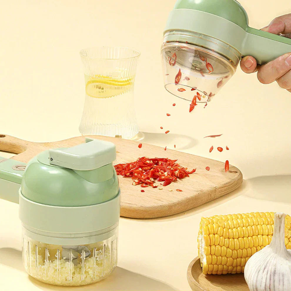 4-In-1 Electric Vegetable Cutter