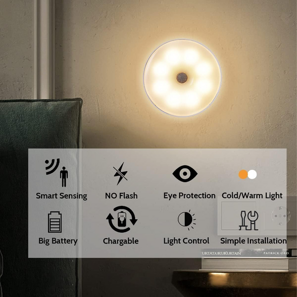 Motion Sensor LED Night Light