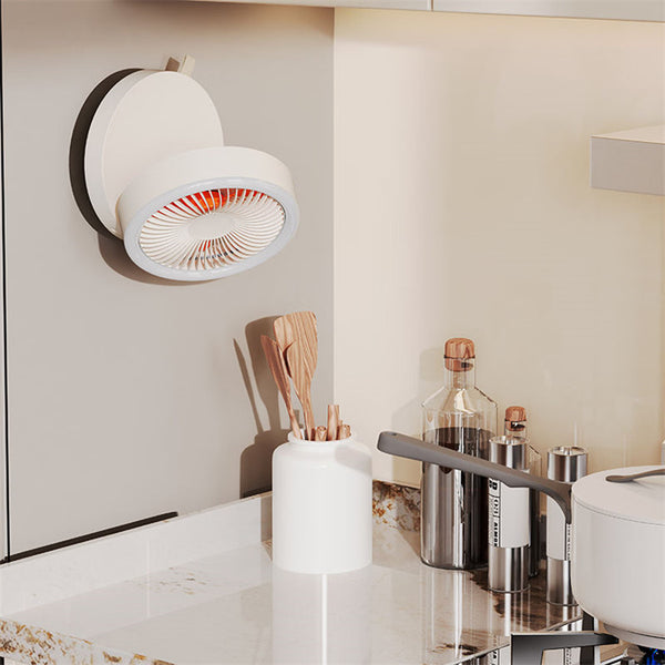 Foldable Wall-Mounted Fan with Night Light