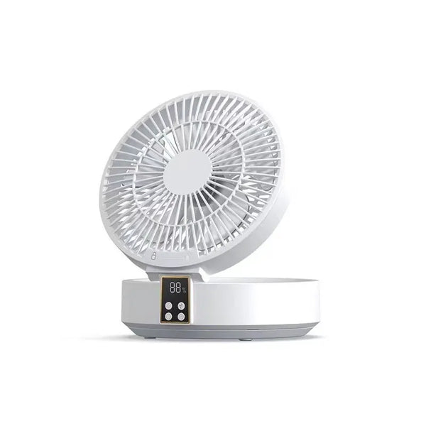 Foldable Wall-Mounted Fan with Night Light