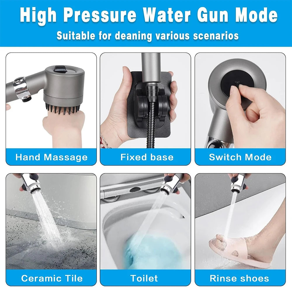 High Pressure Massage Shower Head