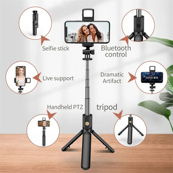 Selfie Stick Travel Tripod Stand
