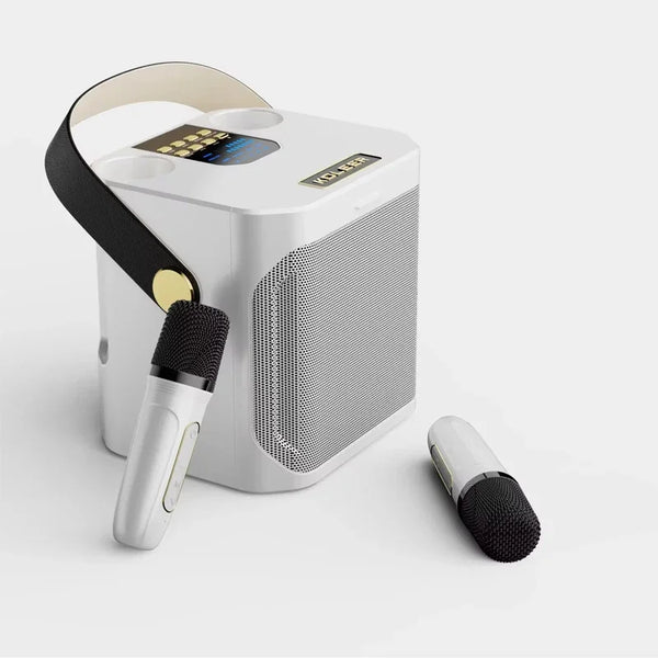 Dual Microphone Karaoke Speaker with Phone Stand