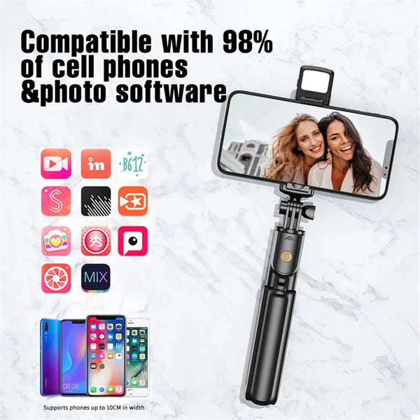 Selfie Stick Travel Tripod Stand